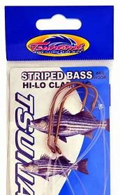 Tsunami Striped Bass Hi-Lo Fishing Rig