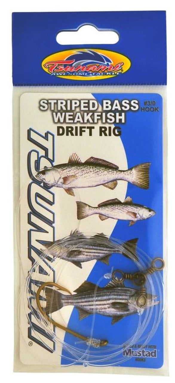 Tsunami Striped Bass and Weakfish Rig – Saltwater Fishing