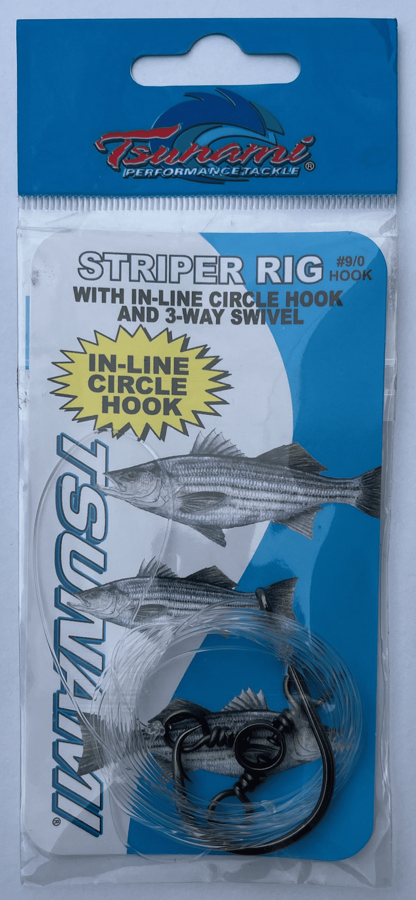 Tsunami Striper Fishing Rig Size 9/0 Circle Hook.
