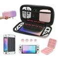 thumbnail image 1 of TSV 10-in-1 Accessories Bundle Kit Fit for Nintendo Switch OLED Model with Carrying Case, Dockable Protective Case, Screen Protector, Game Card Case, 1 of 7