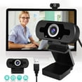 thumbnail image 1 of TSV 1080P Webcam with Mic, Streaming Computer Web Camera, Full HD USB Laptop Webcam for Video Calling/Zoom/Meeting, 1 of 10