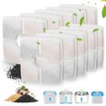 thumbnail image 1 of TSV 10pcs Cat Dog Water Fountain Filters, Pet Dispenser Sponges Replacement Fits for Square 84oz, 1 of 5