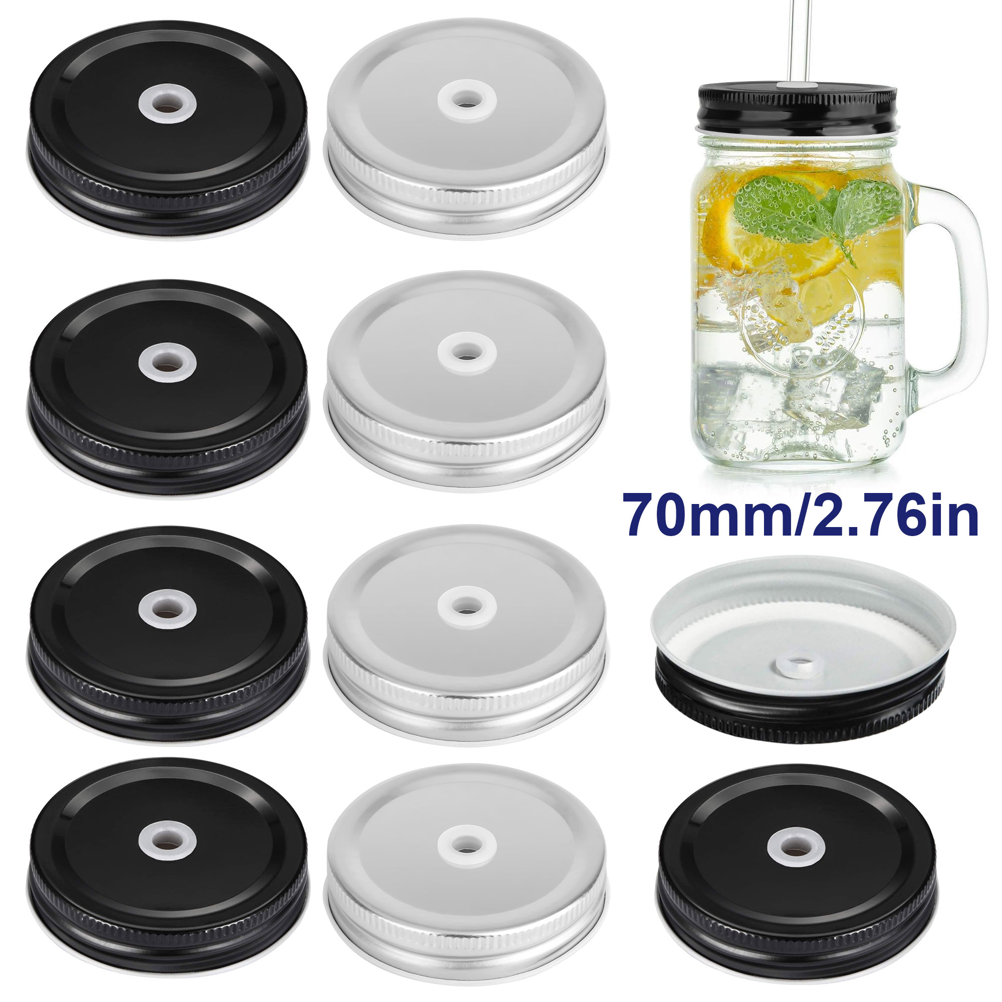 tsv-10pcs-mason-jar-lids-with-straw-hole-70mm-regular-mouth-tinplate