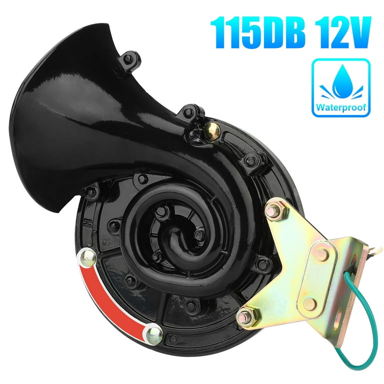 Train Horn 12V Super Loud Electric Snail Air Horn For Motorcycle