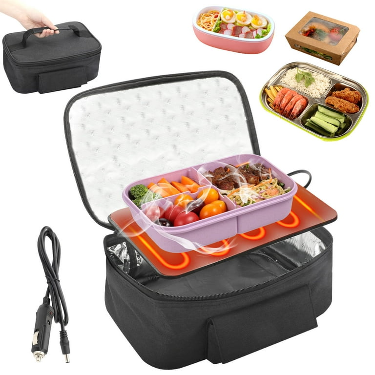 Real Nature Portable Oven 12V Personal Food Warmer Car Heating Lunch Box Electric Cooker