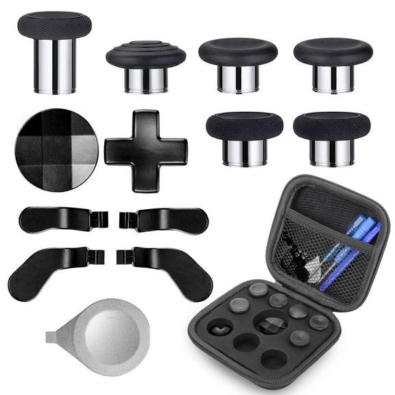 TSV 17-in-1 Replacement Parts Fit for Xbox One Elite Series 2 Controller Model 1797, Xbox Elite Wireless Controller Series 2 Core, Accessories Kit with Thumbstick, Paddle, D-Pad