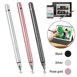 Stylus for Touch Screens (2pcs), Smallest Disc Tip Universal Touch Pen for  Apple iPad/Pro/Air/Mini/iPhone/Max/Samsung Galaxy Tablet/ Fire