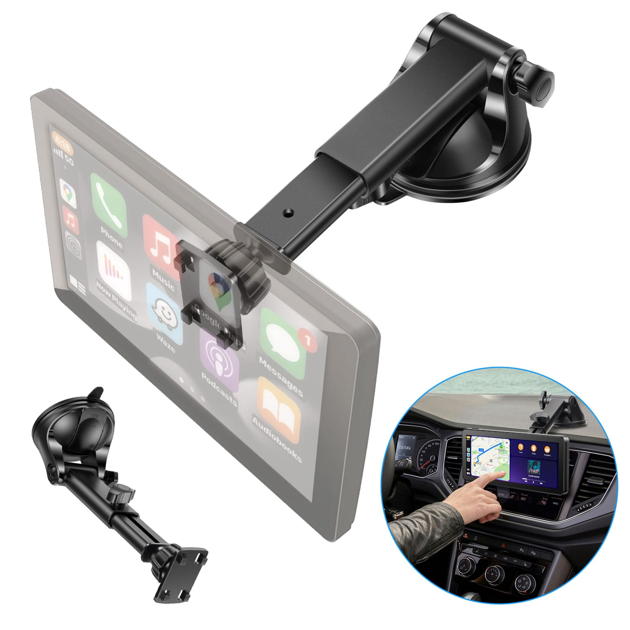 suction cup gps stand for car