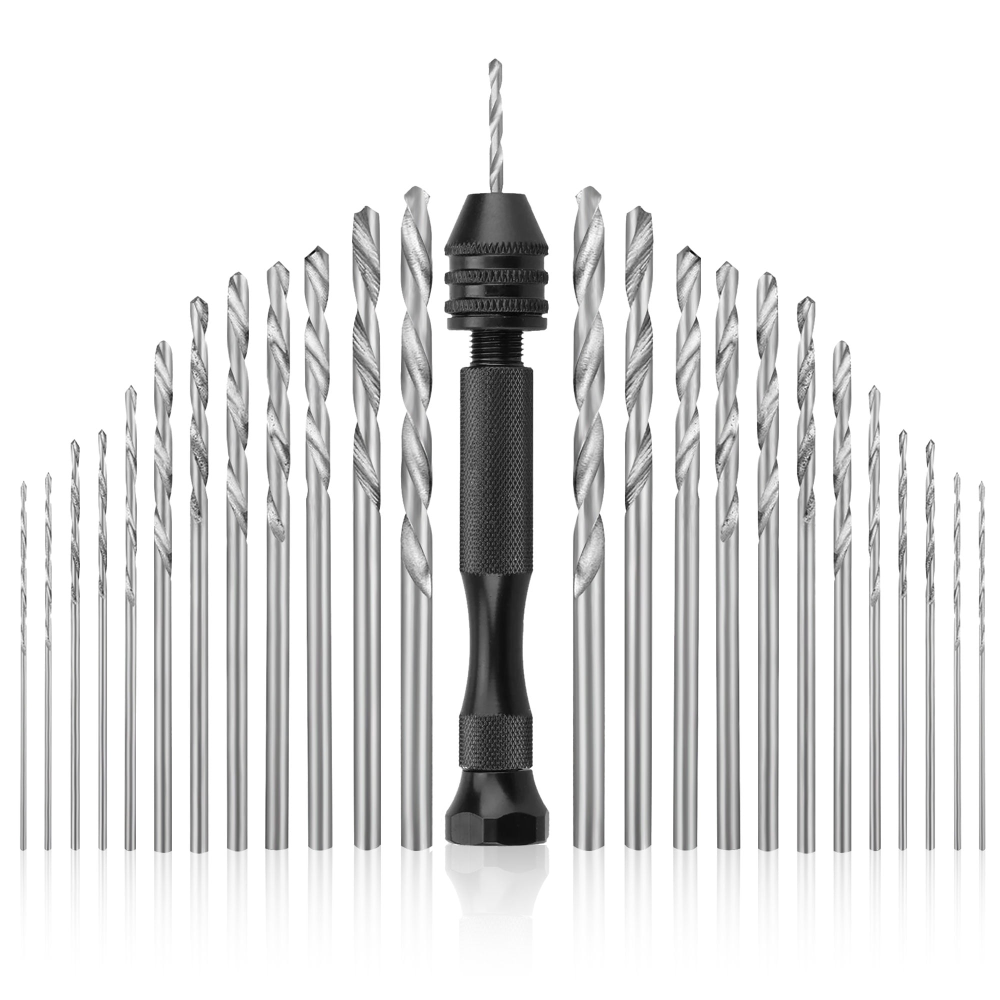 Quality Mini Hand Drill With 10 Different Drill Bits Polymer Clay Tools 