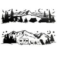 thumbnail image 1 of TSV 2PCS Vinyl Car Stickers Mountain Tree Forest Decor Decal Car Body Stickers and Decals Vinyl Graphic for Car SUV RV Camper Trailer, 1 of 8