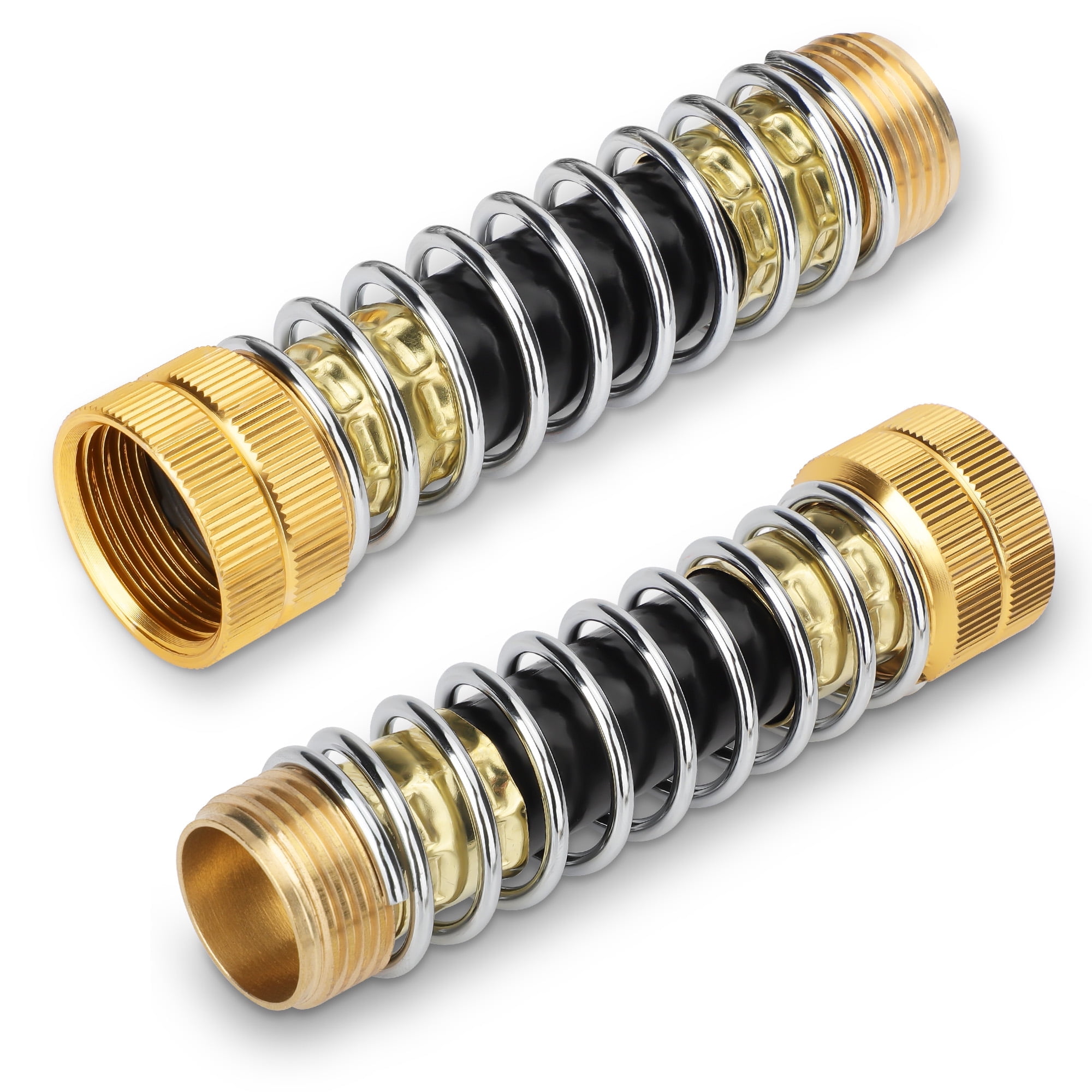 TSV 2pcs Garden Hose Extension Adapters, Hose Kink Coil Spring