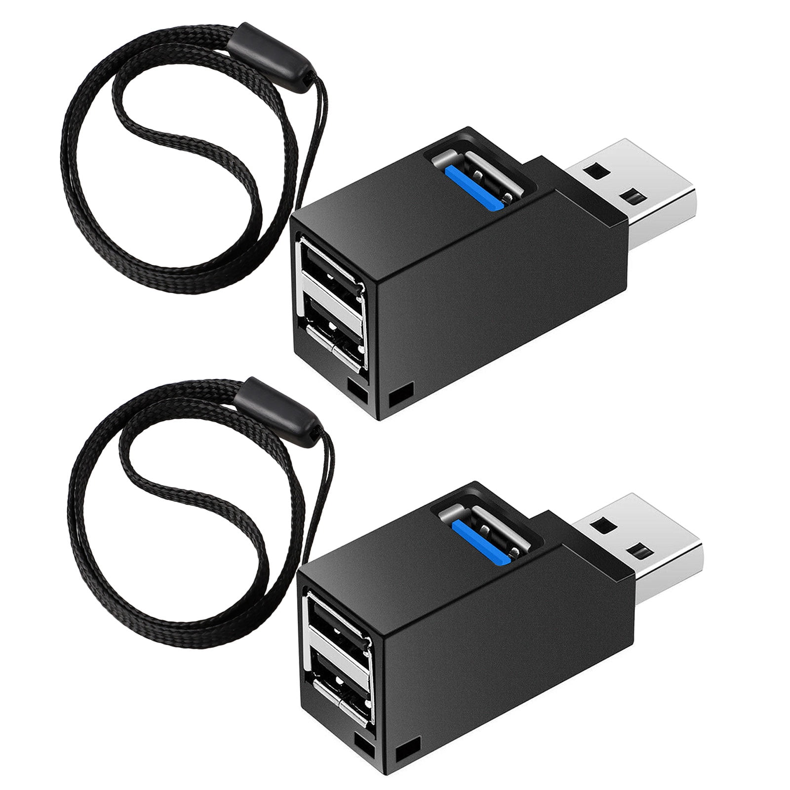 USB 3.0 Hub 3 Ports Mini Splitter High Speed Data Transfer For PC