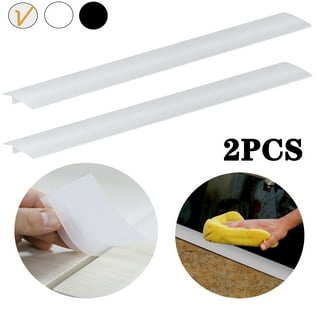 Silicone Gap Cover, Silicone Kleen Seam, Silicone Gap filler Stopper  Kitchen Stove Counter Gap Covers, 21inches Flexible Stove Space Fillers,  White