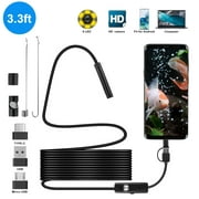 5MP WiFi Endoscope Waterproof USB 5.5mm Channel Inspection Camera for iOS  Androi