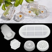 TSV 3 Set Silicone Epoxy Resin Mold, DIY Making Casting Tool for Beginner