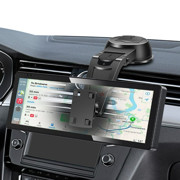 TSV 360 Adjustable Dashboard Suction Cup Mount, Compatible with 710.26 Inch Portable CarPlay Displays