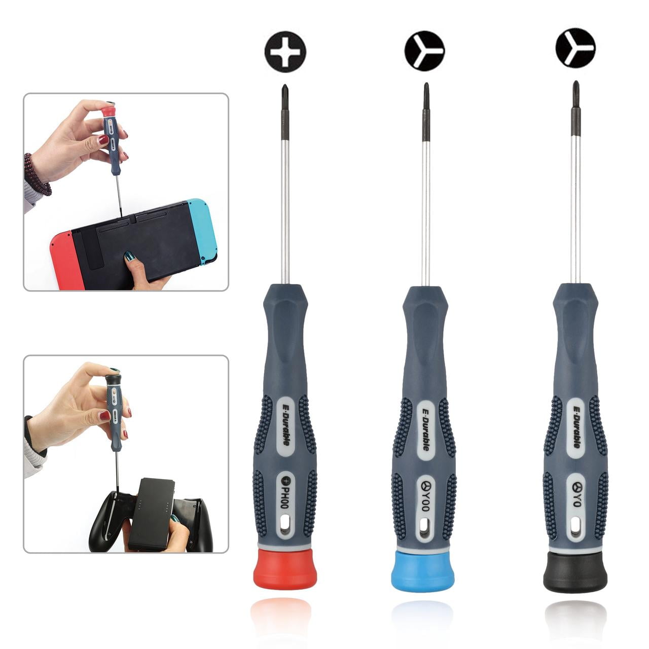 TSV 3Pcs Triwing Y0 Y00 PH00 Security Screwdriver Repair Tool