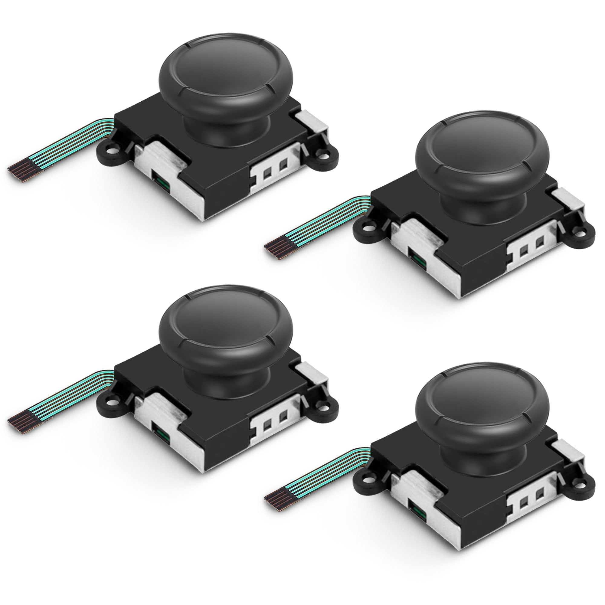 TSV 4 PCS 3D Analog Joystick Replacement Fit for Nintendo Switch/Lite