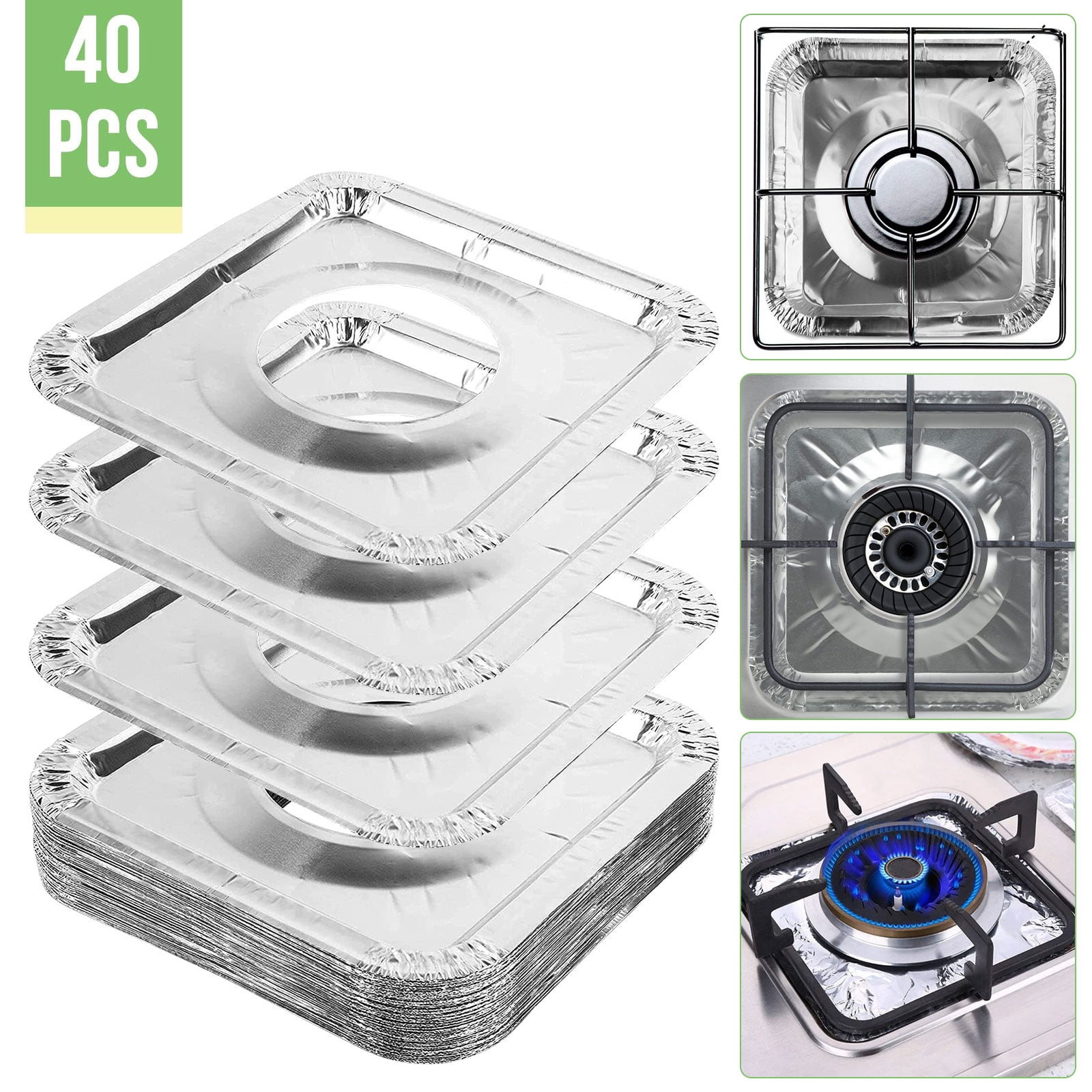 1/4PC Stove Protector Cover Gas Protect Stovetop Covers Non-Stick Coating  Burner Protectors Kitchen Accessories Cooker Covering