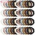 thumbnail image 1 of TSV 48pcs Satin Hair Scrunchies, Elastic Hair Bands, Multicolor Ponytail Holders for Women Girls, 1 of 6