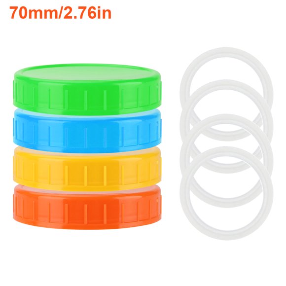 Mason Jars Plastic Lids