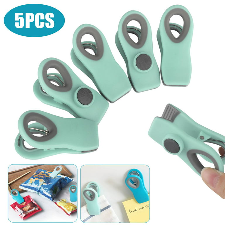 Chip Clips, Magnetic Clips, 6-pack, Bag Clips, Food Bag Clips, Magnet Clips,  Chip Clips Bag Clips Fo