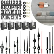TSV 5pcs Clock Mechanisms Replacement Kit, DIY Quartz Clock Part with 5 Different Pairs