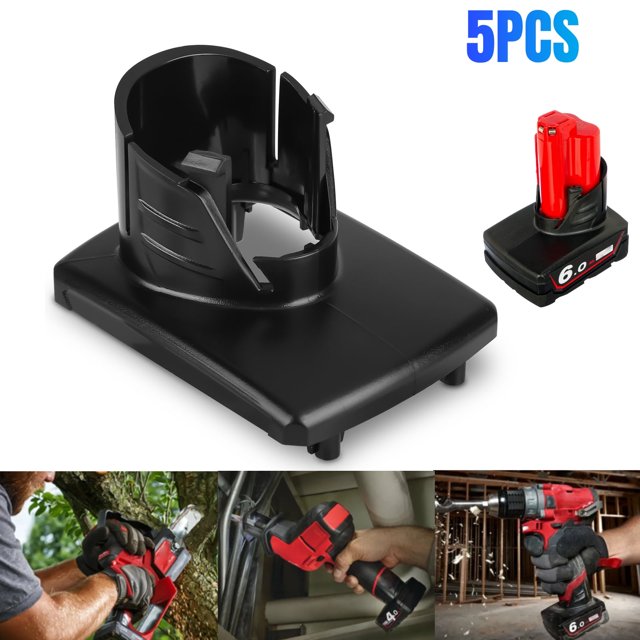 TSV 5pcs M12 Cell Battery Case Cover Replacement Fit for Milwaukee 48