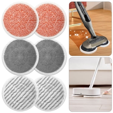 10-Pack Shark Steam Mop Replacement Pads - Works With S7000-S8001 Models, Multi-Surface Cleaning