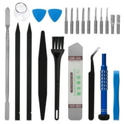 TSV 22 PCS T6H T8H T10H Torx Screwdriver Repair Tool Set Fit for Xbox, Nintendo Switch, PS3 PS4 PS5 with Triwing/Phillips/ 3.8 4.5 Gamebit Screwdriver, Pry, Crowbars, Tweezers