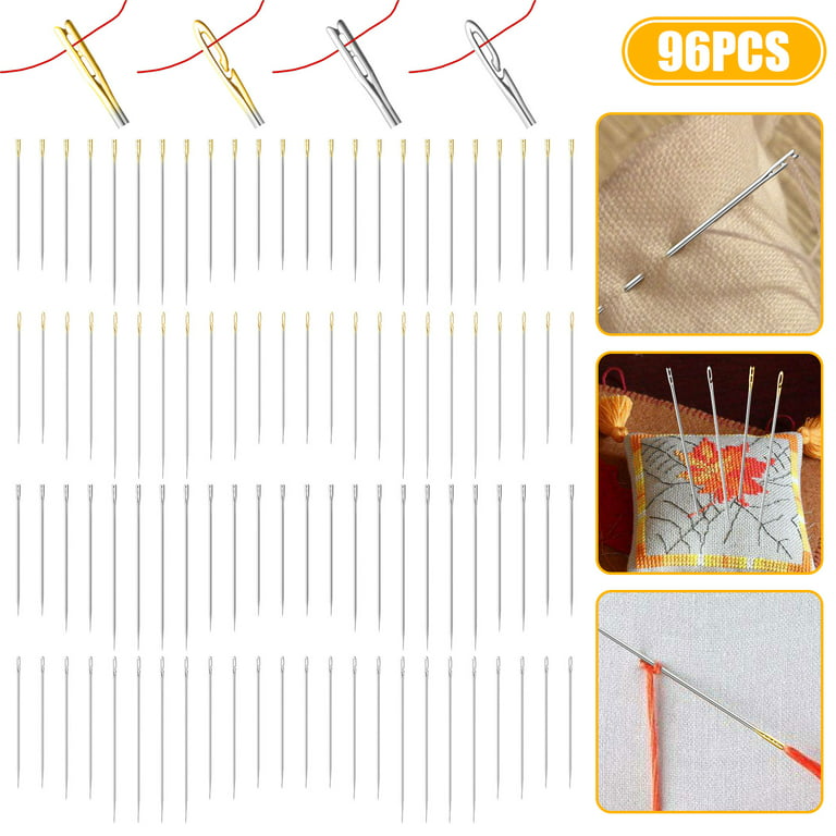 Self Threading Sewing Needles Embroidery Needles For Hand - Temu