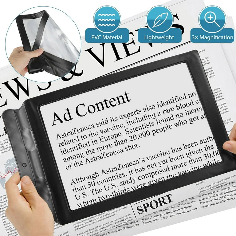 Full Page Magnifying Glass Classic Sherlock Holmes Large Magnifying