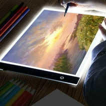 TSV A4 LED Light Box Tracer with 3-Level Brightness, LED Artcraft Tracing Light Pad for DIY Diamond Painting, Sketching