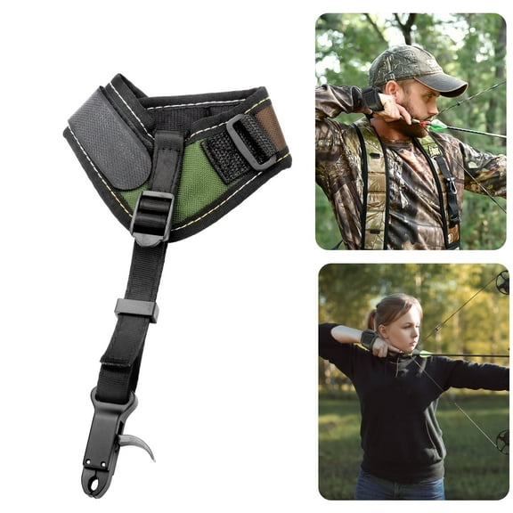 TSV Adjustable Archery Caliper Release Trigger, Hunting Shooting Archery Compound Bow Release