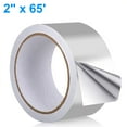 thumbnail image 1 of TSV Aluminum Foil Self Adhesive High-Temperature HVAC Tape, Silver, 65' x 2", 1 of 4