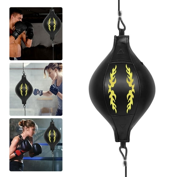 TSV Boxing Punching Training Ball, Adult PU Double End Speed Ball for Gym Boxing Speed Training