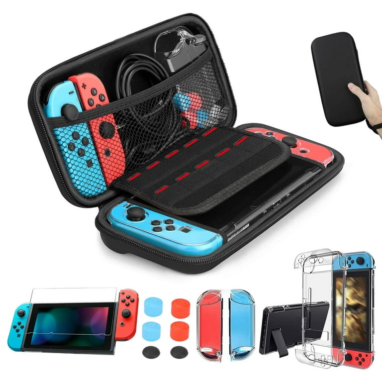 マ*ン様 NintendoSwitch カセット＆カバー TSV Carrying Case for Nintendo Switch, 14-in-1 Accessories Bundle