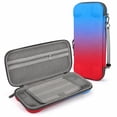 thumbnail image 1 of TSV Carrying Case Compatible with Nintendo Switch 2, Slim EVA Hard Shell Travel Protective Case with 10 Game Card Slots, Red & Blue Gradient, 1 of 7