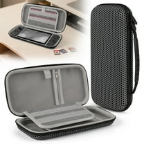 TSV Carrying Case Fit for Nintendo Switch 2 with 24 Game Card Slots, Protective Hard Shell Pouch, Portable Travel Storage Bag for Console & Accessories, Black