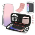 thumbnail image 1 of TSV Carrying Case Fit for Nintendo Switch OLED, 10-in-1 Accessories Bundle Kit with Dockable Protective Case Cover, Screen Protector, Game Card Case, Thumbstick Caps, 1 of 7