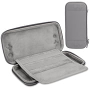 TSV Carrying Case Fit for Nintendo Switch/OLED, Slim Protective Travel Storage Bag with 10 Games Storage Slots, Stand