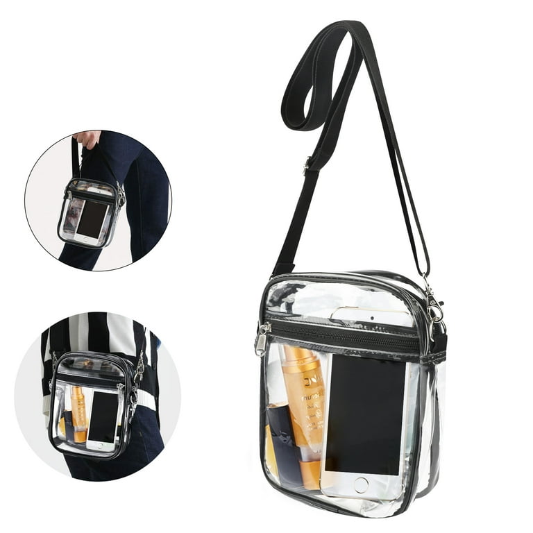 Wanna This Square clear pocket folding pouch bag 