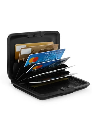 TSV Credit Card Holder for Women or Men Metal Credit Card Wallet Protector Metal Credit Card Case Holder