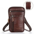 thumbnail image 1 of TSV Crossbody Cell Phone Bag, PU Leather Belt Bag Purse Pouch with Belt Clip, Phone Holster Case Fit for iPhone, Samsung, 1 of 9