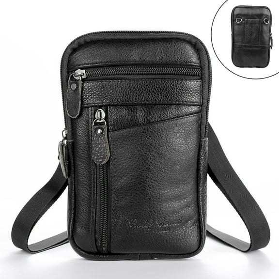 TSV Crossbody Cell Phone Bag, PU Leather Belt Bag Purse Pouch with Belt Clip, Phone Holster Case Fit for iPhone, Samsung