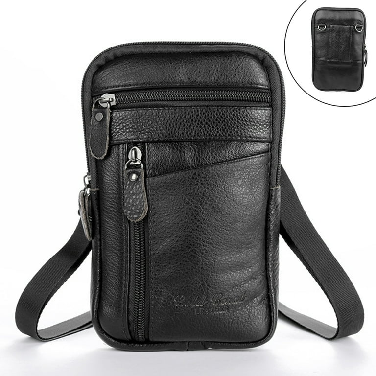 Crossbody Mobile Pouch For Men ZIBUYU Mobile Pouch For Men Leather