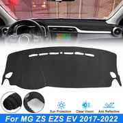 TSV Dashboard Cover Mat Fit for 2017-2022 MG ZS EZS EV, Anti-Glare Anti-Slip Dash Carpet Pad