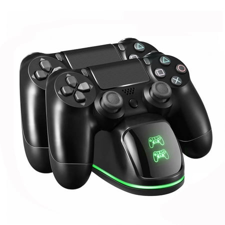 TSV Dual Controller Charging Station for PS4, Black