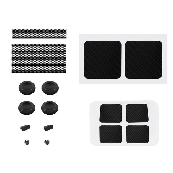 TSV Dust Plug Protective Sticker Kit Fit for Steam Deck Touch Panel/Key Board with Silicone Type C Charging Port, Earphone Hole Plug, Dust-proof Filter Screen