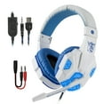 thumbnail image 1 of TSV Gaming Headset Fit for PS5 PS4 PC Xbox Nintendo Switch, USB + 3.5mm Wired Headphones with Microphone, Stereo Surround Sound, Noise Canceling Over-Ear Headphones Fit for Laptops Tablets Phones, 1 of 7